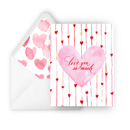 love you so much greeting card