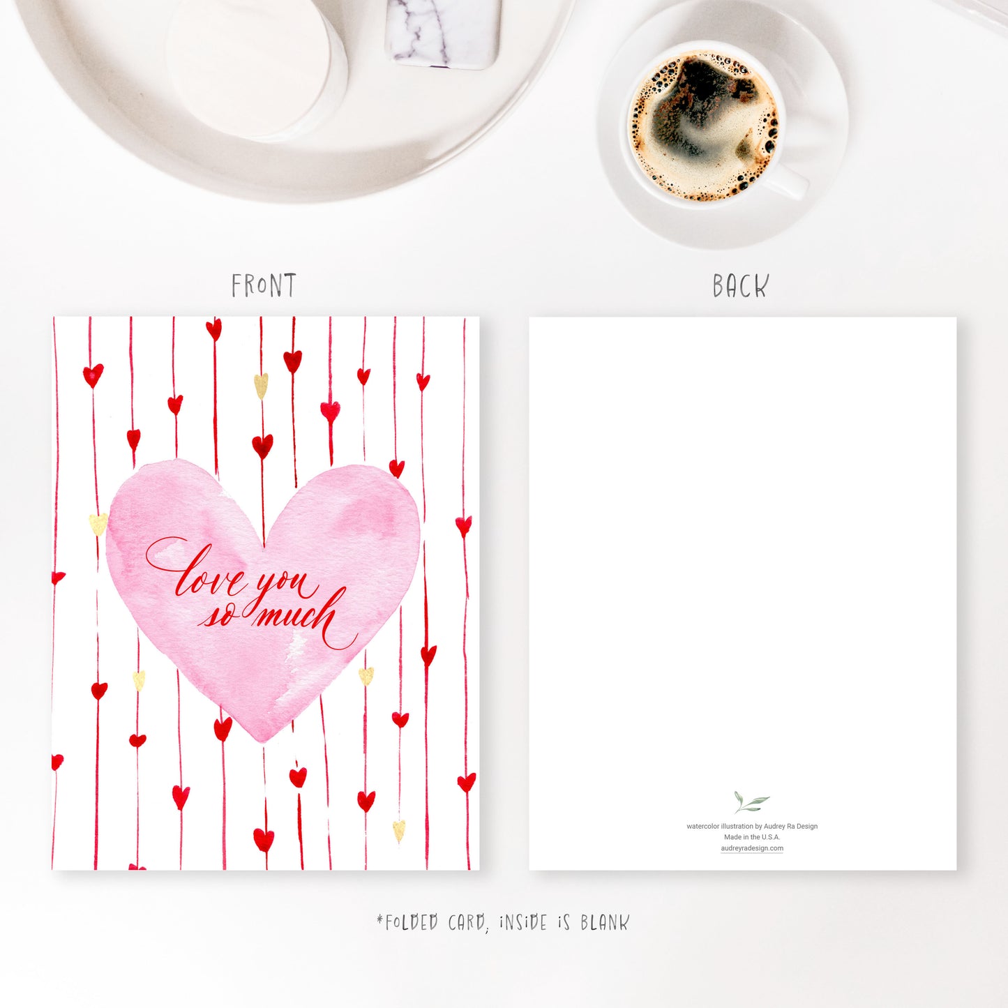 love you so much greeting card