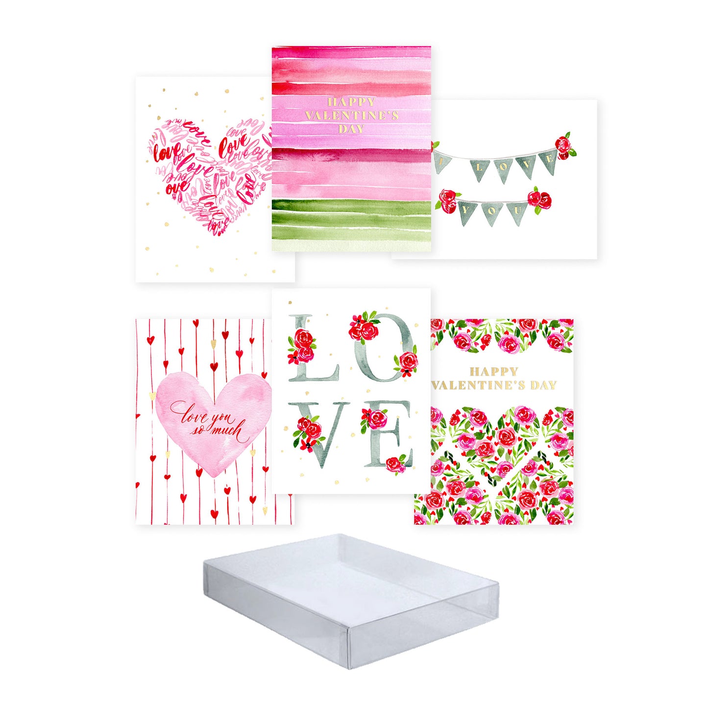 valentine's day greeting card set (2025)