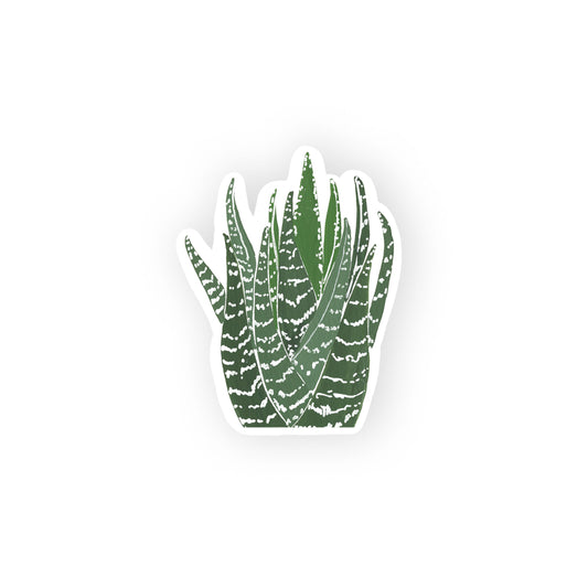 zebra plant sticker
