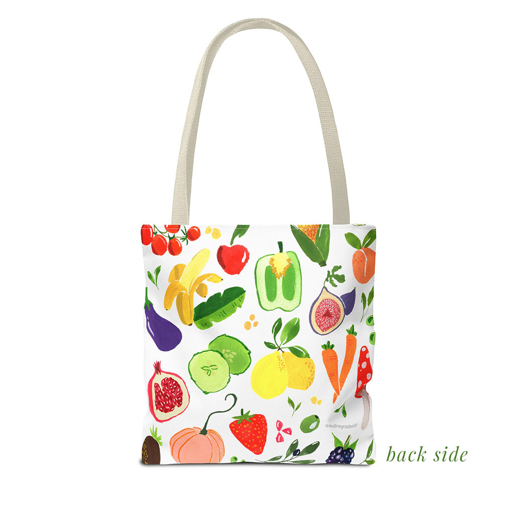 tote bag: fruit pattern 🛍️