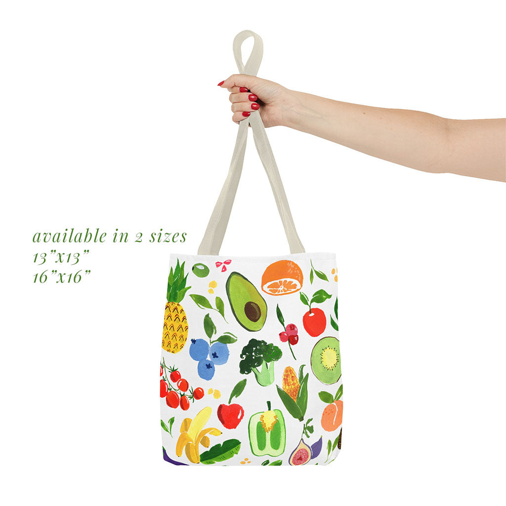 tote bag: fruit pattern 🛍️