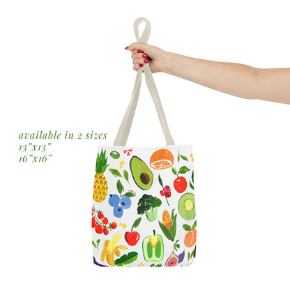 tote bag: fruit pattern 🛍️