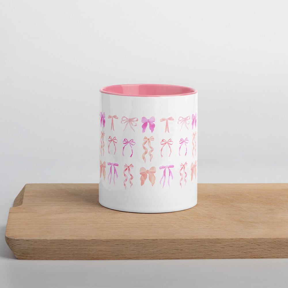 pink bows mug 🛍️