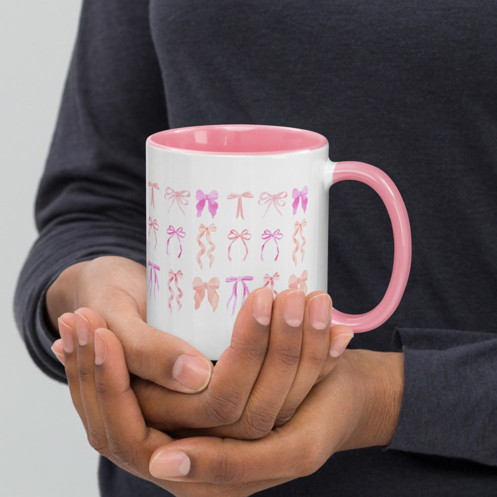 pink bows mug 🛍️