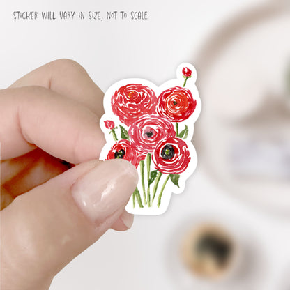 ranunculus bouquets sticker